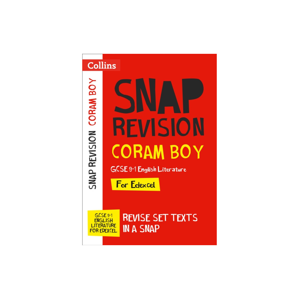 Produktbild för Coram Boy Edexcel GCSE 9-1 English Literature Text Guide (häftad, eng)