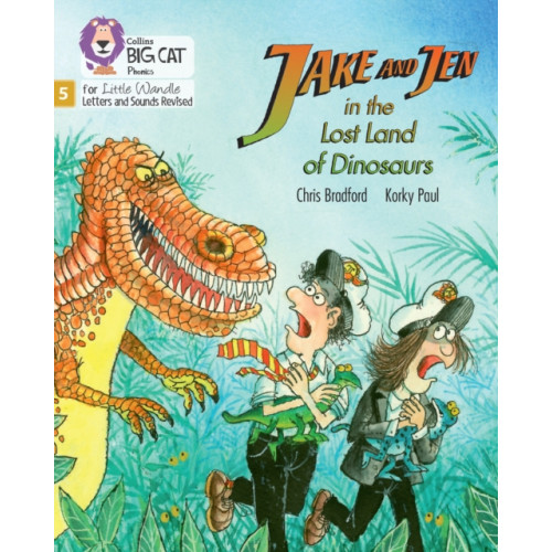HarperCollins Publishers Jake and Jen in the Lost Land of Dinosaurs (häftad, eng)