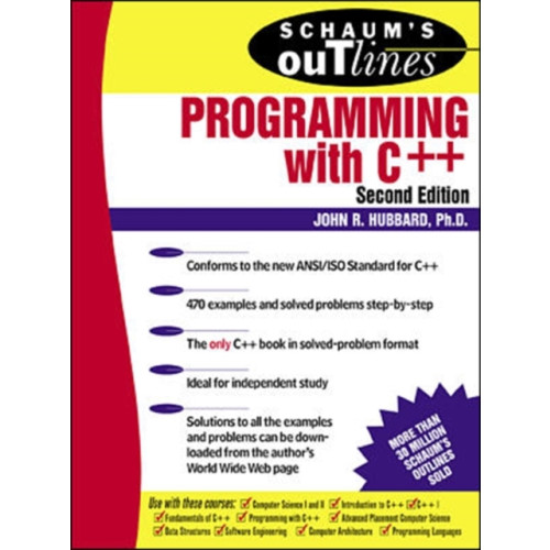 McGraw-Hill Education - Europe Schaum's Outline of Programming with C++ (häftad, eng)