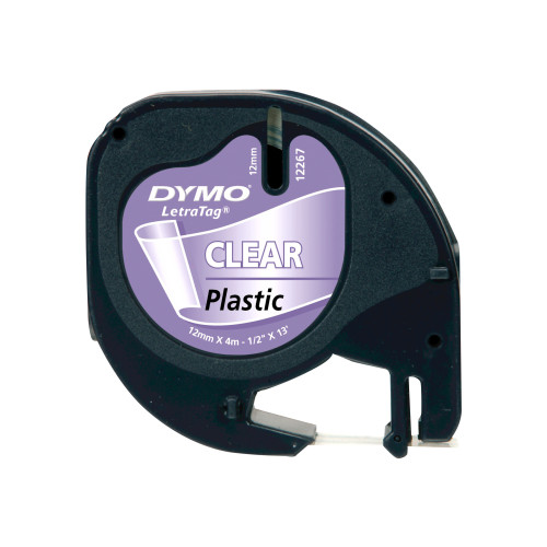 Newell Rubbermaid DYMO LetraTAG - tejp - 1 kassett(er) - Rulle (1,2 cm x 4 m)
