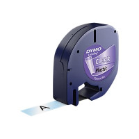 Produktbild för DYMO LetraTAG - tejp - 1 kassett(er) - Rulle (1,2 cm x 4 m)