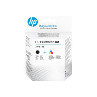 Produktbild för HP - 2-pack - färg (cyan, magenta, gul), svartfärgad - original - utbytessats för skrivhuvud