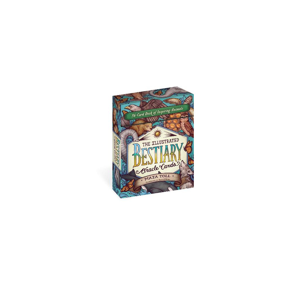 Produktbild för The Illustrated Bestiary Oracle Cards: 36-Card Deck of Inspiring Animals
