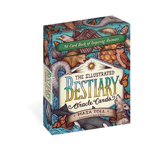 Maia Toll The Illustrated Bestiary Oracle Cards: 36-Card Deck of Inspiring Animals