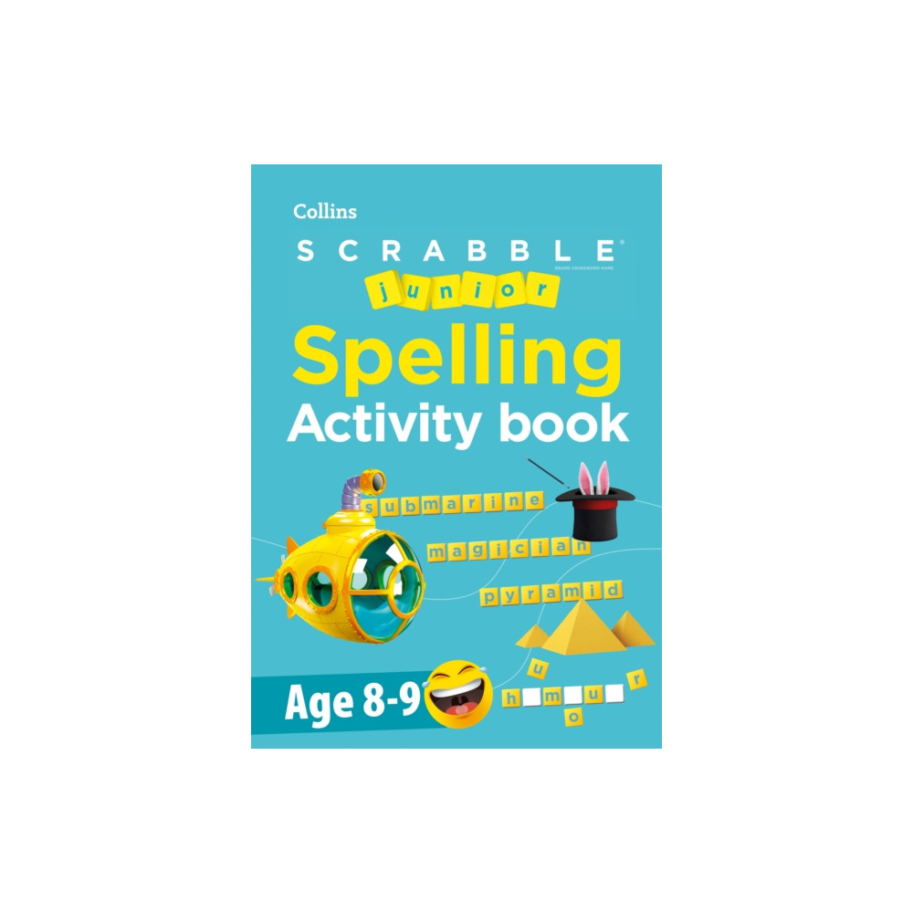 Produktbild för SCRABBLE™ Junior Spelling Activity Book Age 8-9 (häftad, eng)
