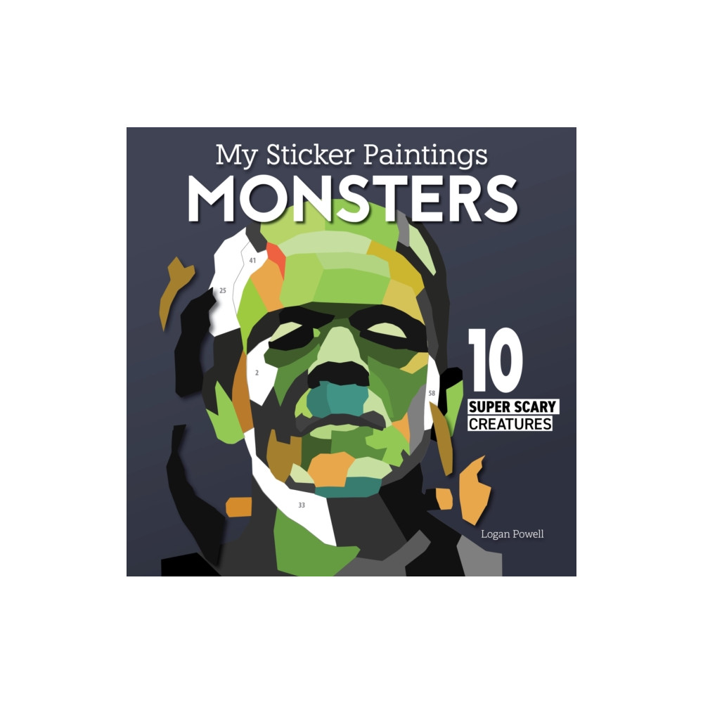 Produktbild för My Sticker Paintings: Monsters (häftad, eng)