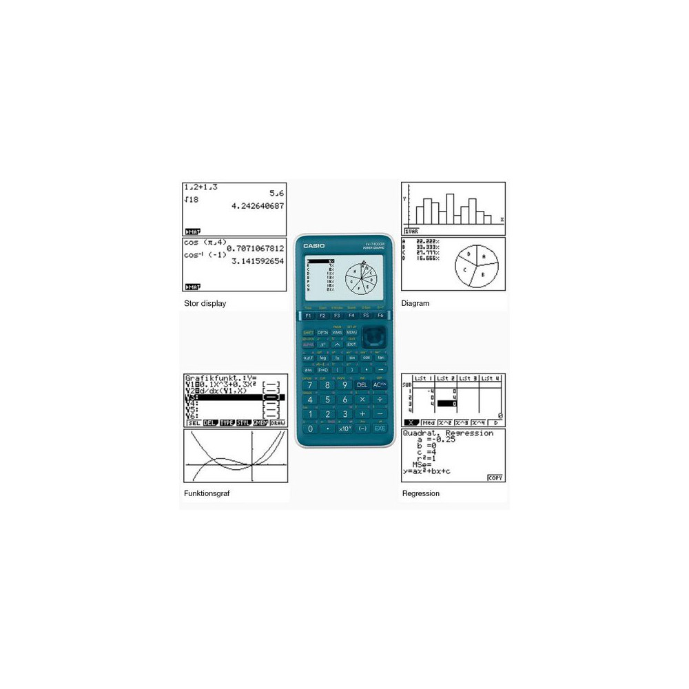 Produktbild för Teknisk räknare CASIO FX-7400GIII