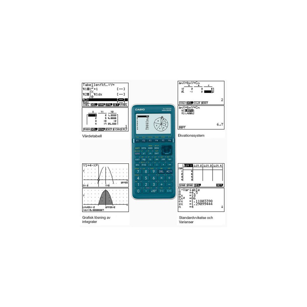 Produktbild för Teknisk räknare CASIO FX-7400GIII