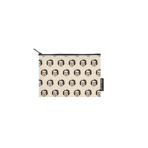 Out of Print Edgar Allan Poe-ka Dots Pouch