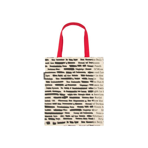 Out of Print Banned Books Tote Bag