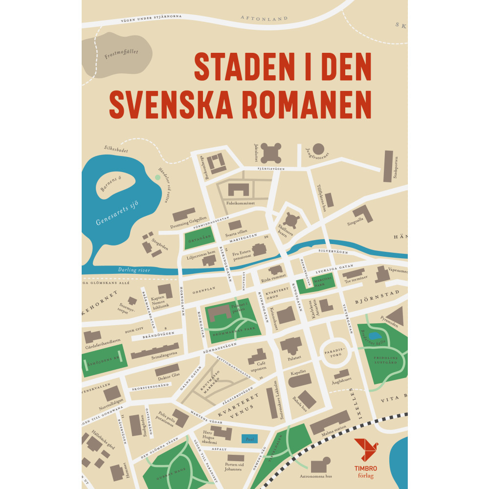 Produktbild för Staden i den svenska romanen (inbunden)