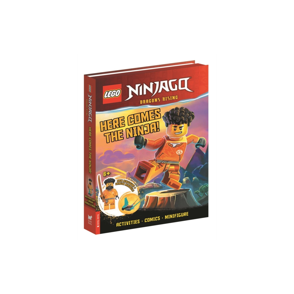 Produktbild för LEGO® NINJAGO®: Here Comes the Ninja! (with Arin minifigure and dragon mini-build) (inbunden, eng)