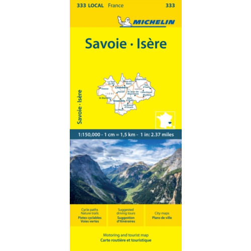 Michelin Editions Des Voyages Isere  Savoie - Michelin Local Map 333