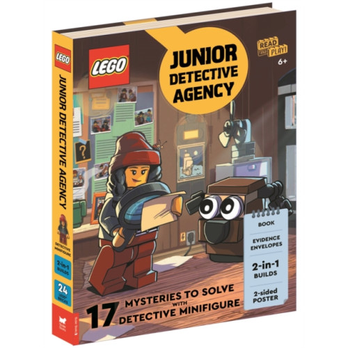 Michael O'Mara Books Ltd LEGO®  Books: Junior Detective Agency (with detective minifigure, dog mini-build, 2-sided poster, play scene, evidence envelopes and LEGO elements) (inbunden, eng)