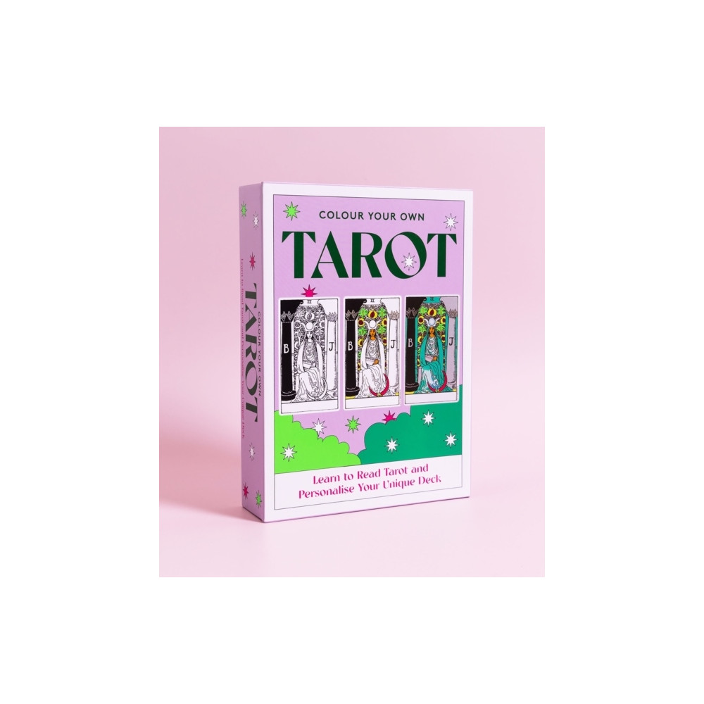 Produktbild för Colour Your Own Tarot - Learn to Read Tarot and Personalise Your Unique Dec (bok, eng)