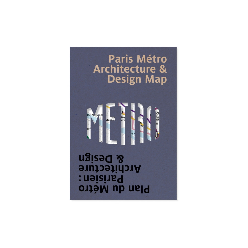 Produktbild för Paris Metro Architecture & Design Map