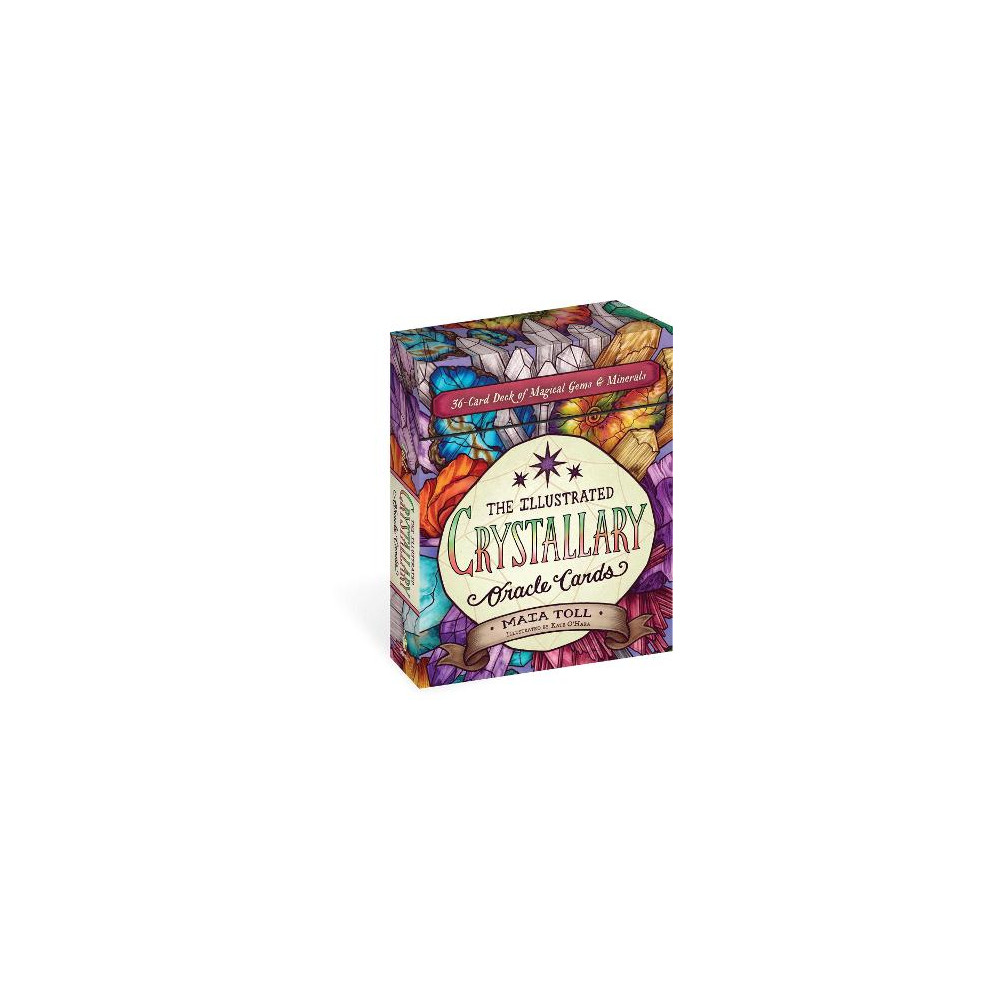 Produktbild för The Illustrated Crystallary Oracle Cards: 36-Card Deck of Magical Gems & Minerals