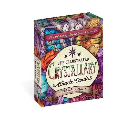Maia Toll The Illustrated Crystallary Oracle Cards: 36-Card Deck of Magical Gems & Minerals