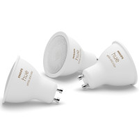 Produktbild för Hue White and Color Ambiance GU10 400lm 3-pack