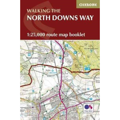 Cicerone Press North Downs Way Map Booklet (häftad, eng)