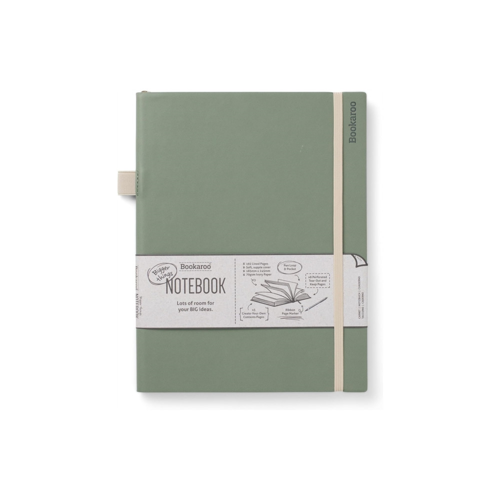 Produktbild för Bookaroo Bigger Things Notebook Journal - Fern
