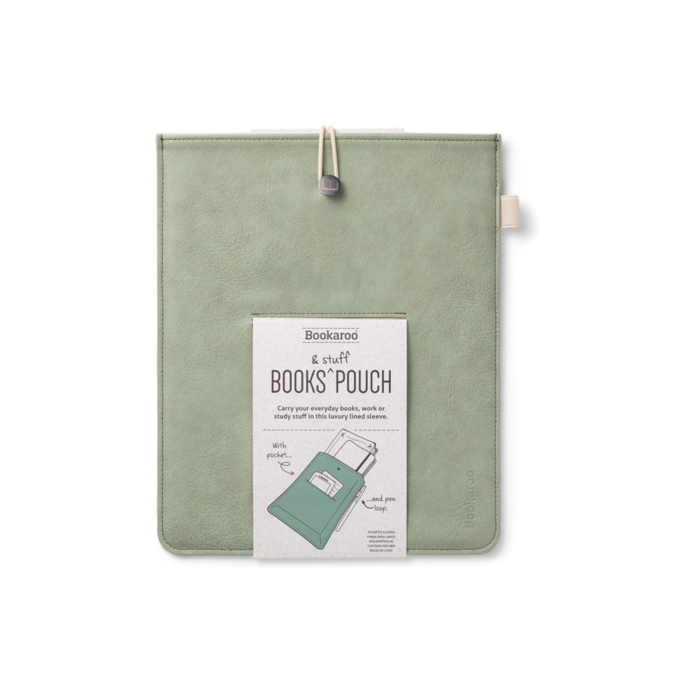 Produktbild för Bookaroo Books & Stuff Pouch - Fern