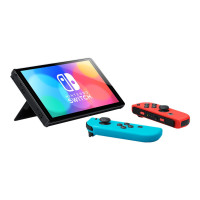 Produktbild för Nintendo Switch OLED - Spelkonsol - svart, neonröd, neonblå