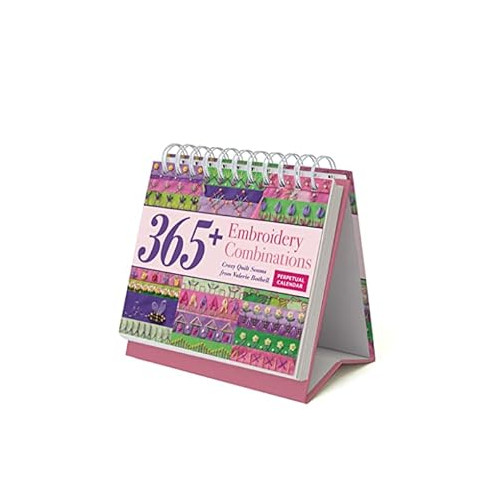 C  T Publishing Embroidery Combinations Perpetual Calendar: 365 Crazy Quilt Seams from Valerie Bothell