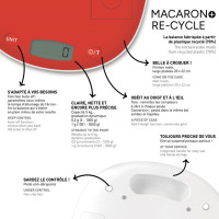 Produktbild för Köksvåg Macaron+ Re-Cycled 70%, 5 kg