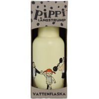 Produktbild för Pippi Cirkus, Vattenflaska, gul