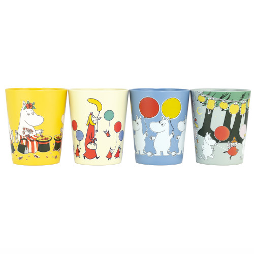 Rätt Start Mumin Festligheter, Samlarkoppar, 4-pack