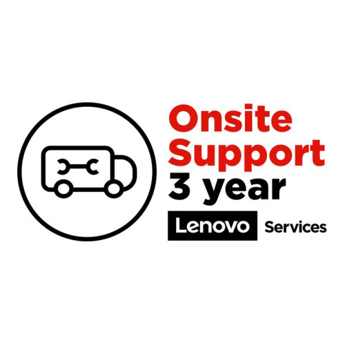 Lenovo Lenovo Onsite Upgrade - utökat serviceavtal - 3 år - på platsen