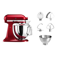 Produktbild för KitchenAid Artisan 5KSM175PSECA - köksmaskin - 300 W - kärleksäppleröd