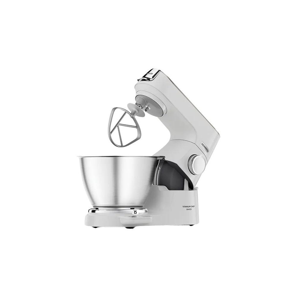 Produktbild för Kenwood Titanium Chef Baker KVC65.001WH - köksmaskin - 1200 W - vit/champagne cream