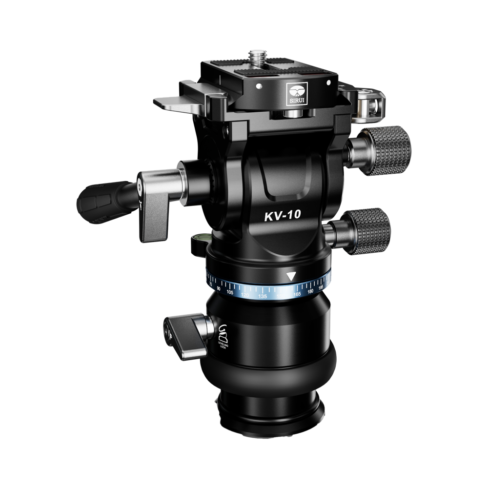 Produktbild för Sirui Pan & Tilt Head with Leveling Base KV-10