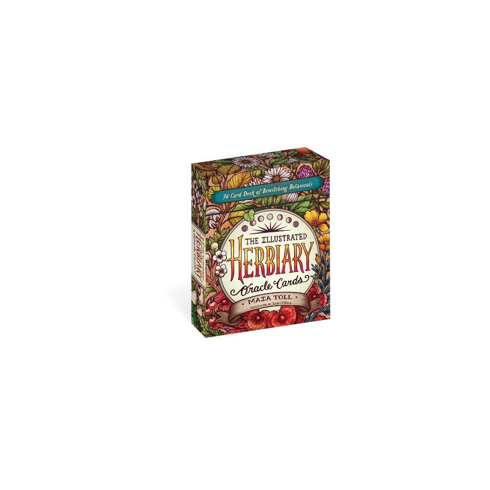 Produktbild för The Illustrated Herbiary Oracle Cards: 36-Card Deck of Bewitching Botanicals