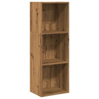 Produktbild för Bokhylla ek 40x30x114 cm konstruerat trä