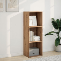 Produktbild för Bokhylla ek 40x30x114 cm konstruerat trä
