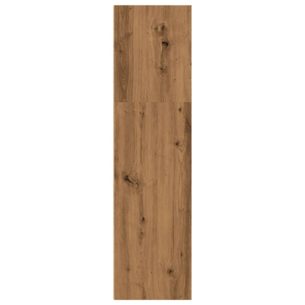 Produktbild för Bokhylla ek 40x30x114 cm konstruerat trä
