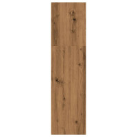 Produktbild för Bokhylla ek 40x30x114 cm konstruerat trä