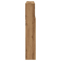 Produktbild för Sänggavel m förvaring artisian ek 120x19x103,5 cm konstr. trä