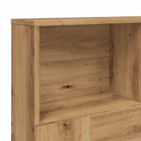 Produktbild för Sänggavel m förvaring artisian ek 120x19x103,5 cm konstr. trä