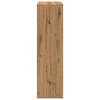 Produktbild för Bokhylla/Rumsavdelare ek 69,5x29x103,5 cm konstruerat trä