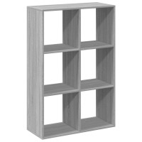 Produktbild för Bokhylla/Rumsavdelare 69,5x29x103,5 cm konstruerat trä