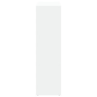 Produktbild för Bokhylla/Rumsavdelare vit 102x29x103,5 cm konstruerat trä