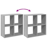 Produktbild för Bokhylla/Rumsavdelare 69,5x29x69,5 cm konstruerat trä