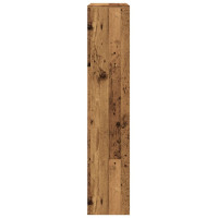 Produktbild för Bokhylla/Rumsavdelare 4 hyllor 143,5x29x143,5cm konstruerat trä
