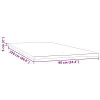 Produktbild för Madrasskydd 90x220x5 cm