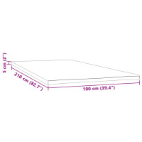 Produktbild för Madrasskydd 100x210x5 cm