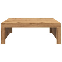 Produktbild för Soffbord artisan ek 100x100x35 cm konstruerat trä